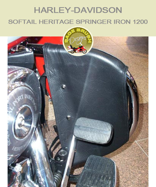 Harley-Davidson Softail Springer Iron 1200 Engine Guard Chaps –  sage-brush-designs