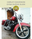 Dyna Ssuper Glide OEM Mustache bar with black engine guard chaps
