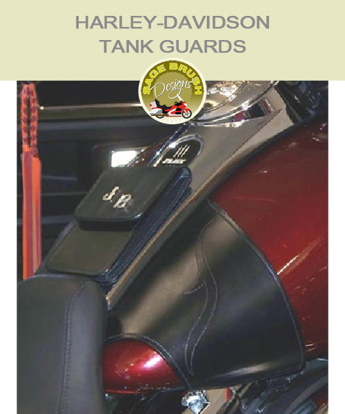 Touring: Small Whaletail Tank Guard with standard side hem and pocket