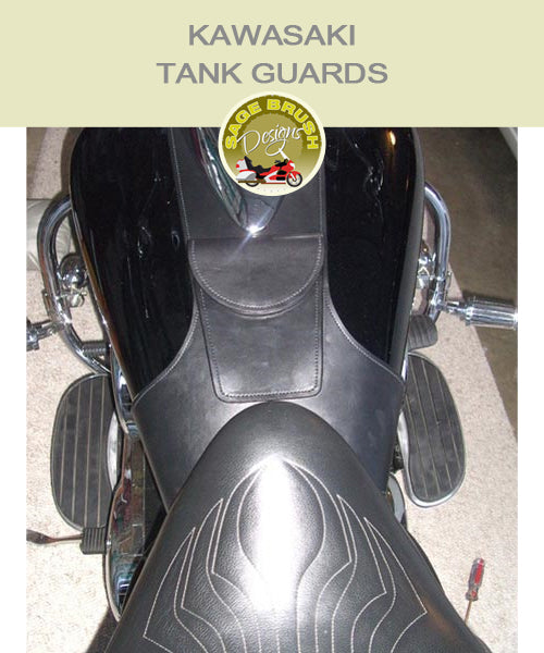 Kawasaki Tank Guards with pocket