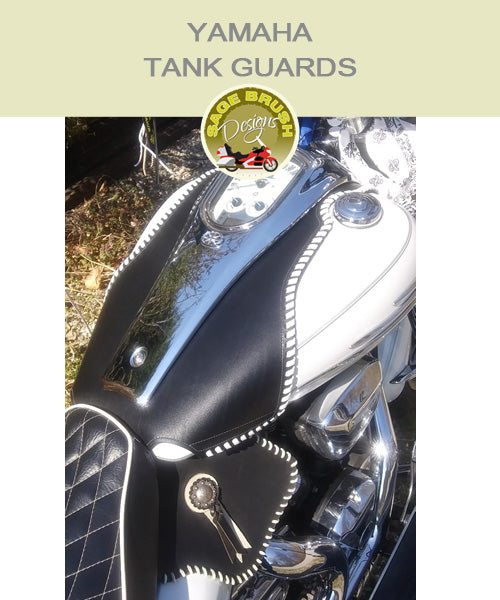 Yamaha Large Roadliner Tank Guard with Custom Lacing